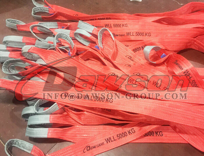WLL 5 Ton Polyester Webbing Slings - Lifting Slings - China Supplier, Manufacturer